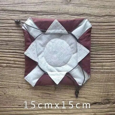 Paksendatud teekannu kott Hiina stiilis teetseremoonia hoiukott Puuvillasest riidest kott Reisimiseks kaasaskantav köis Kahekihiline teetassikott ZD51