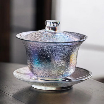 Σετ τσαγιού Snow Crystal Glass, Flower Glaze Tea Were, Kung Fu Tea Set, High-end Cup, Best Gift