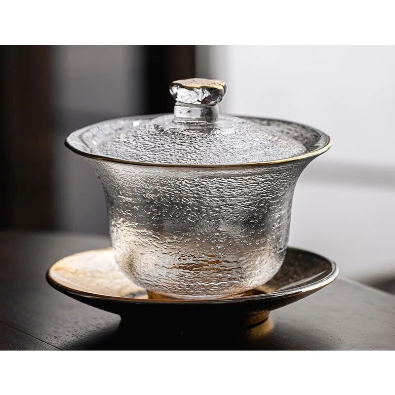 Čajni set od snježnog kristala, pribor za čaj s cvjetnom glazurom, Kung Fu set za čaj, vrhunska šalica, najbolji poklon