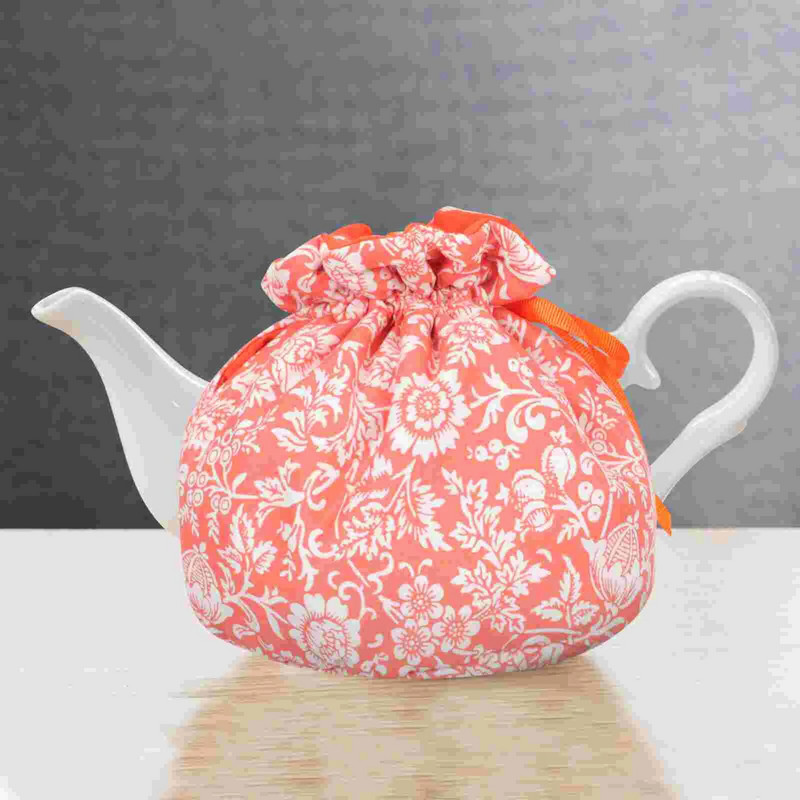 Teekannu isolatsioonikate Põlemisvastane Hubane Kaitse Põletusvastane Veekeetja Puuvillatrükk