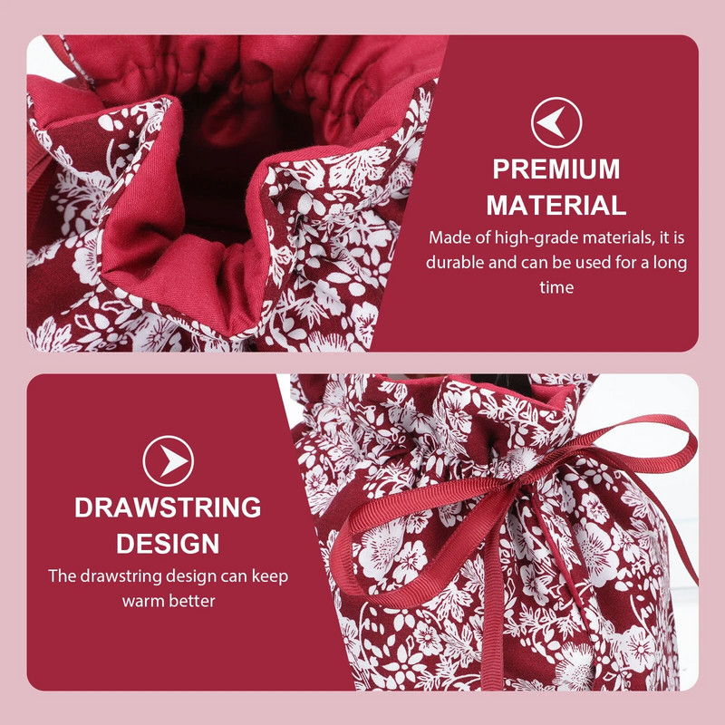 Teekannu isolatsioonikate Lillemustri kaitseküttekeha Hoiab soojas kangast õrna