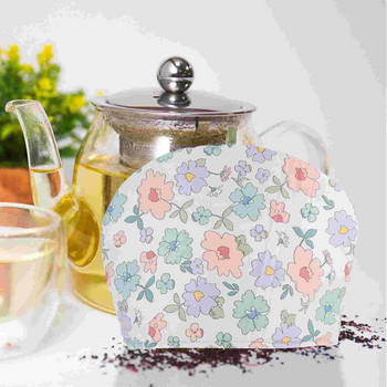 Чайник Топъл капак Щампован Уютен чайник Ръкави Съхранение Уютни памучни кухненски принадлежности