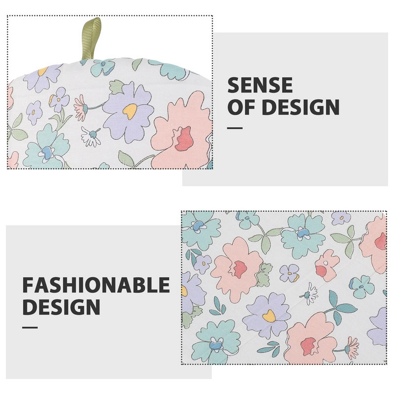 Arbatinuko šiltas dangtelis, atspausdintas jaukus virdulio rankovės Laikymas jaukios medvilnės virtuvės reikmenys