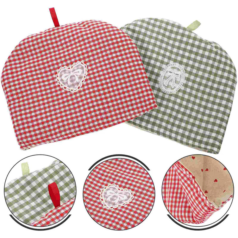 2 tk. Tolmukindel teekannu isolatsioonikate heegelnõela isoleeritud soojem puuvill dekoratiivne hubane