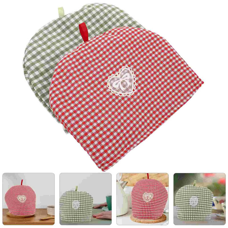 2 tk. Tolmukindel teekannu isolatsioonikate heegelnõela isoleeritud soojem puuvill dekoratiivne hubane