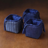 Hiina stiilis paksendatud reisiteerõivaste hoiukotid Kangast riidest kott Teekann Teetassikott Teetseremoonia riidest kotitarvikud ZD40