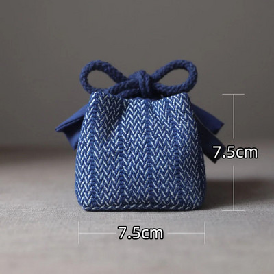 Hiina stiilis paksendatud reisiteerõivaste hoiukotid Kangast riidest kott Teekann Teetassikott Teetseremoonia riidest kotitarvikud ZD40