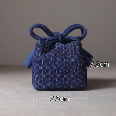 Hiina stiilis paksendatud reisiteerõivaste hoiukotid Kangast riidest kott Teekann Teetassikott Teetseremoonia riidest kotitarvikud ZD40