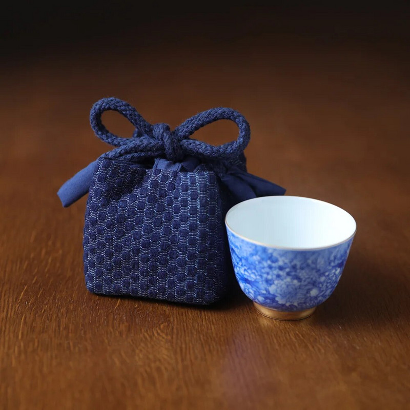 Hiina stiilis paksendatud reisiteerõivaste hoiukotid Kangast riidest kott Teekann Teetassikott Teetseremoonia riidest kotitarvikud ZD40