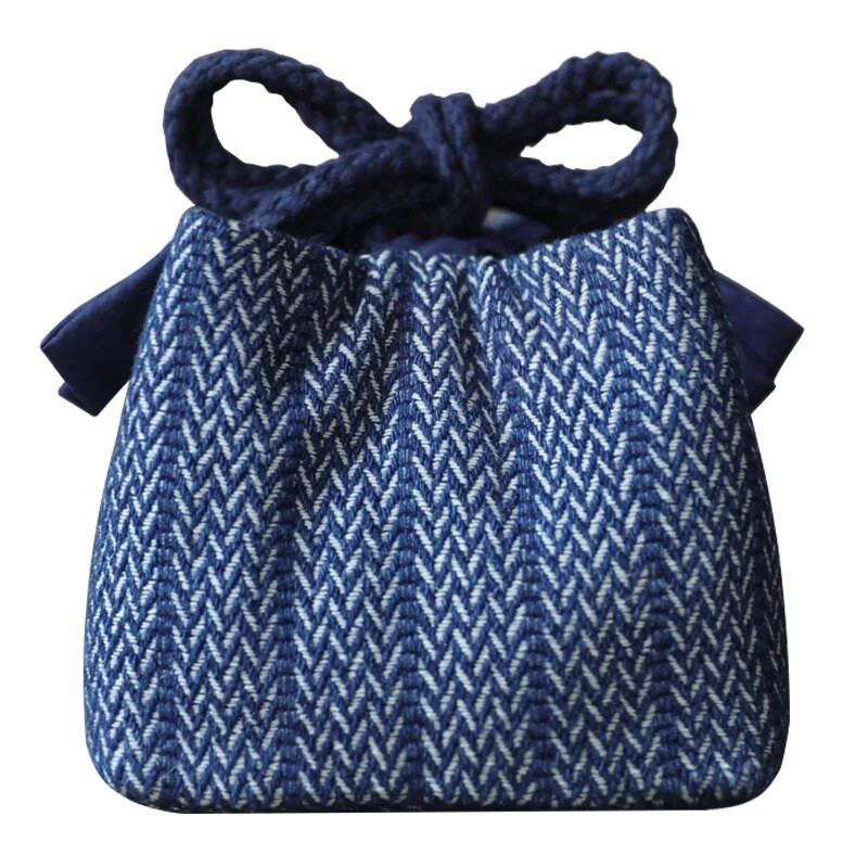 Hiina stiilis paksendatud reisiteerõivaste hoiukotid Kangast riidest kott Teekann Teetassikott Teetseremoonia riidest kotitarvikud ZD40