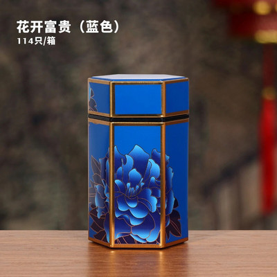 Δημιουργικό εξάγωνο κουτάκι τσαγιού Κινεζικό δοχείο αποθήκευσης τσαγιού Μικρό σφραγισμένο φορητό κουτί τσαγιού Αξεσουάρ σετ τσαγιού κενού κουτιού