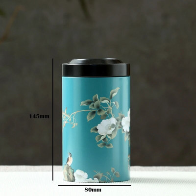 Tühi plekk-teekann teekast Kodumajapidamises kasutatav hoiuruum Kaasaskantav teekann, suletud pott elutuba diivanilaud Dekoratiivsed tarvikud