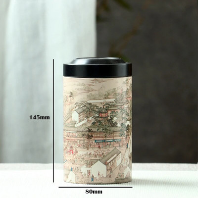 Tühi plekk-teekann teekast Kodumajapidamises kasutatav hoiuruum Kaasaskantav teekann, suletud pott elutuba diivanilaud Dekoratiivsed tarvikud