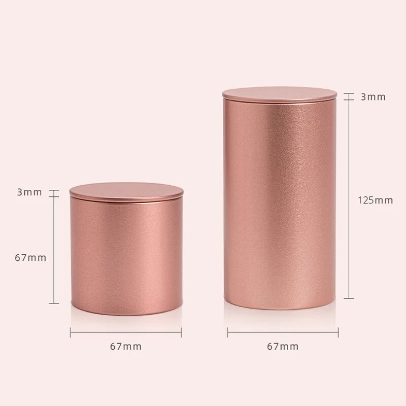 Teepakendipurk ümmargune rauast plekk-jäätunud teekonteiner Tee-, kommi-, kohvipakendite organiseerija