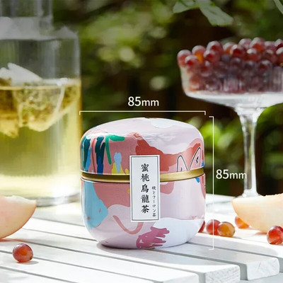 Tea Caddy Box konteinerid Küünlapurgid kohv kommid suupisted väikesed plekk mini kaasaskantavad säilituskarbid suletud purgid pakend teenõud