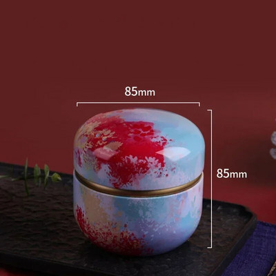 Tea Caddy Box konteinerid Küünlapurgid kohv kommid suupisted väikesed plekk mini kaasaskantavad säilituskarbid suletud purgid pakend teenõud