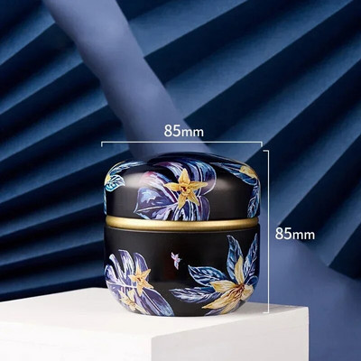 Tea Caddy Box konteinerid Küünlapurgid kohv kommid suupisted väikesed plekk mini kaasaskantavad säilituskarbid suletud purgid pakend teenõud