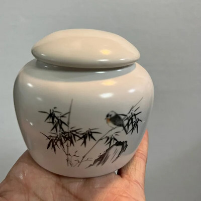 Minikeraamika Tea Caddy Tieguanyin tee hoiupaak reisimiseks kaasaskantav suletud teepurk kohvikonteiner majapidamises kasutatavad hoiupaagid