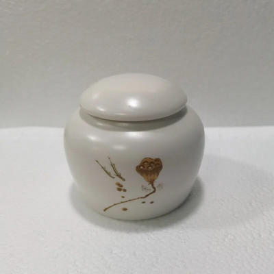 Minikeraamika Tea Caddy Tieguanyin tee hoiupaak reisimiseks kaasaskantav suletud teepurk kohvikonteiner majapidamises kasutatavad hoiupaagid
