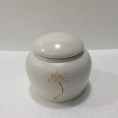 Minikeraamika Tea Caddy Tieguanyin tee hoiupaak reisimiseks kaasaskantav suletud teepurk kohvikonteiner majapidamises kasutatavad hoiupaagid