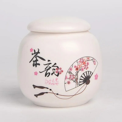Minikeraamika Tea Caddy Tieguanyin tee hoiupaak reisimiseks kaasaskantav suletud teepurk kohvikonteiner majapidamises kasutatavad hoiupaagid
