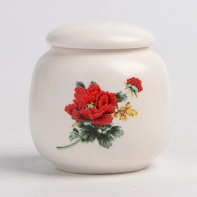 Minikeraamika Tea Caddy Tieguanyin tee hoiupaak reisimiseks kaasaskantav suletud teepurk kohvikonteiner majapidamises kasutatavad hoiupaagid