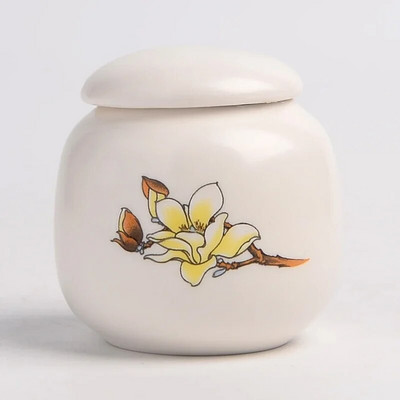 Minikeraamika Tea Caddy Tieguanyin tee hoiupaak reisimiseks kaasaskantav suletud teepurk kohvikonteiner majapidamises kasutatavad hoiupaagid