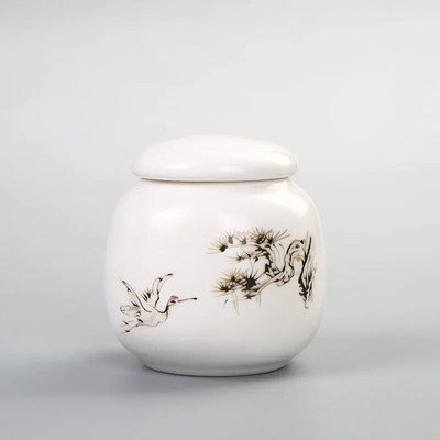 Minikeraamika Tea Caddy Tieguanyin tee hoiupaak reisimiseks kaasaskantav suletud teepurk kohvikonteiner majapidamises kasutatavad hoiupaagid