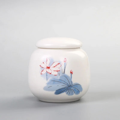Minikeraamika Tea Caddy Tieguanyin tee hoiupaak reisimiseks kaasaskantav suletud teepurk kohvikonteiner majapidamises kasutatavad hoiupaagid