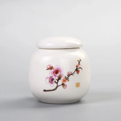 Minikeraamika Tea Caddy Tieguanyin tee hoiupaak reisimiseks kaasaskantav suletud teepurk kohvikonteiner majapidamises kasutatavad hoiupaagid