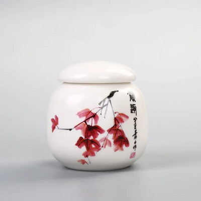 Minikeraamika Tea Caddy Tieguanyin tee hoiupaak reisimiseks kaasaskantav suletud teepurk kohvikonteiner majapidamises kasutatavad hoiupaagid