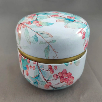 Mini kutija za čaj Posude za pohranu Čaj Posude za kavu Cvijeće Kutija s uzorkom za pohranu hrane za bombone s biljkama Čokolada Šećer Začini Svijeća