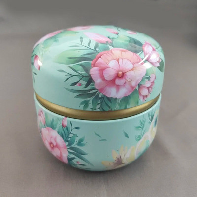 Mini kutija za čaj Posude za pohranu Čaj Posude za kavu Cvijeće Kutija s uzorkom za pohranu hrane za bombone s biljkama Čokolada Šećer Začini Svijeća