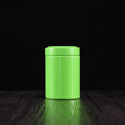 50 g apvalios sandarios metalinės arbatos skardinės kavos prieskonių arbatos indas lauke nešiojamas universalus pakavimas tuščia skardinė dėžutė