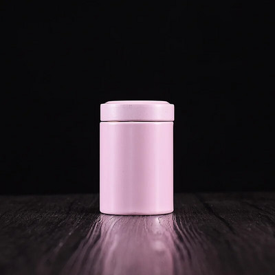 50 g apvalios sandarios metalinės arbatos skardinės kavos prieskonių arbatos indas lauke nešiojamas universalus pakavimas tuščia skardinė dėžutė