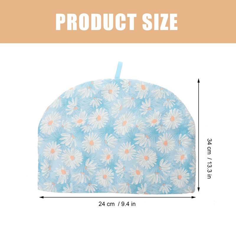 Põlemisvastane teekannu kate Korduvkasutatav veekeetja kate, lillega trükitud teekannu kaitse, teekannu kaaned