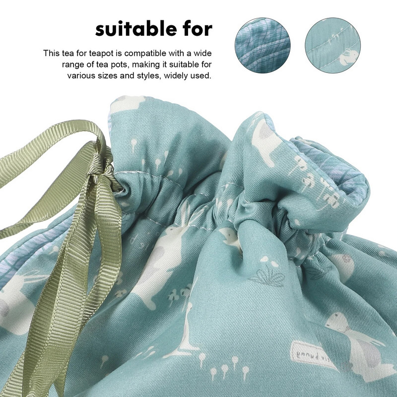 Tea Cozy teekannu isoleeritud kate Kodumajapidamises kasutatav teekannu kate Pestav teekannu isolatsioonikaitse