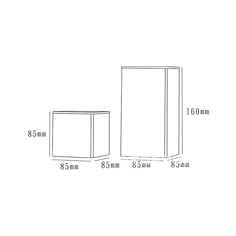 Creative Mini tee mahutid Teepurgid Universaalne kaasaskantav metallist tee hoiukarp Tühi tee pakkekarp