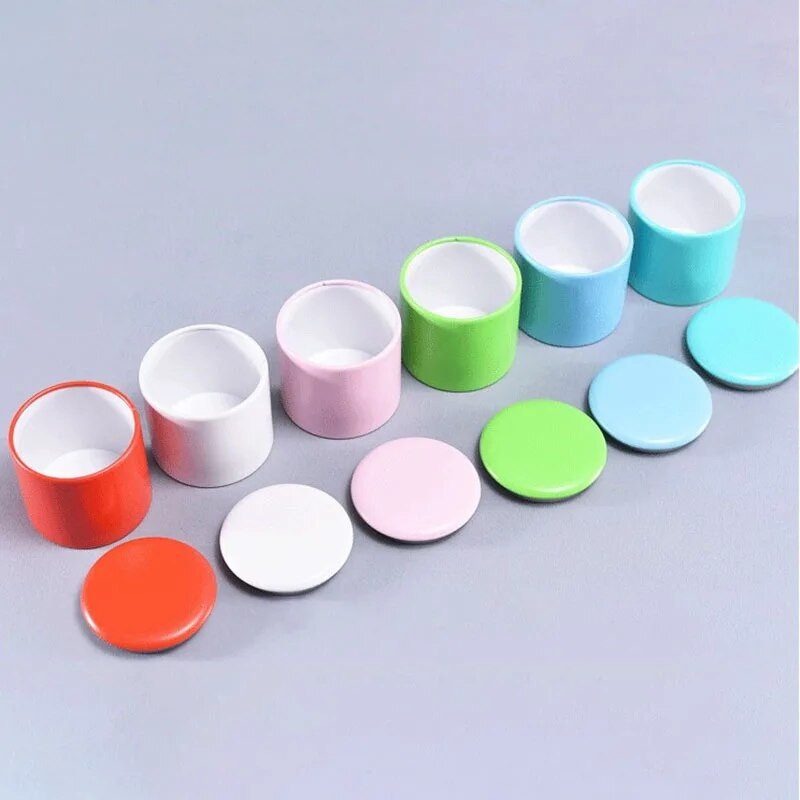 Väike metallist suletud teekarp Caddy ümmargune plekkplaadiga kaasaskantav reisi universaalne teekonteiner tee kohv vürtsid suhkru säilituspurgid