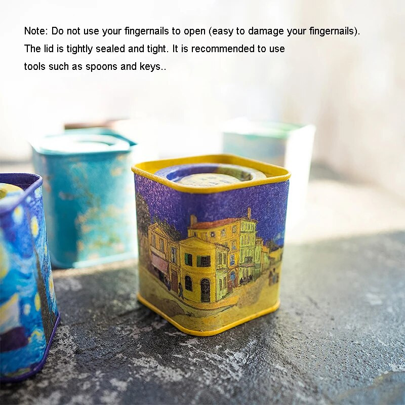 Suletud teekarp Teenõude hoiukonteiner Plekk-ruudukujuline kommid, rauast kanister Vintage teekarp köögitee jaoks, kohv, suhkur