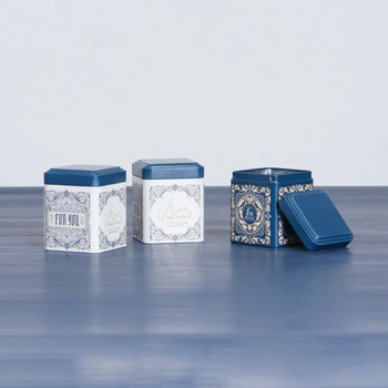 Творчески универсални тенекиени кутии Малки кутии за чай Кутия за съхранение на зелен чай с аромат на бонбони
