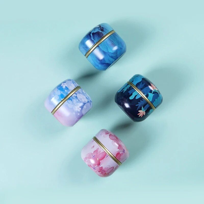 Niiskuskindel konteiner ümmargune plekk-tee Caddy pähklid kommid suupisted suletud purgiga universaalne pakkekarp