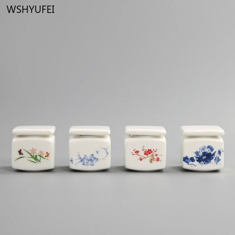 1 tk Valge kandiline reisitihend kaanega kohviubade kommide küpsiste kogumispaak köögi hoiustamise tarvikud