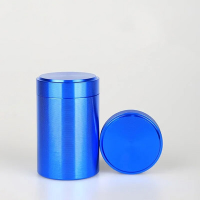 Mini nešiojamasis titano lydinio arbatos dėklas su dangteliais Tieguanyin sandarus laikymo bakas Kelionės arbatos dėžutės arbatos skardinės talpyklos Prieskonių indelis