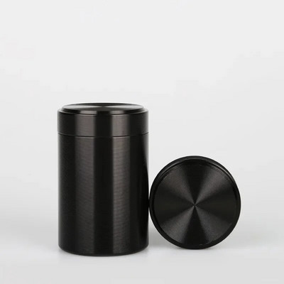 Mini nešiojamasis titano lydinio arbatos dėklas su dangteliais Tieguanyin sandarus laikymo bakas Kelionės arbatos dėžutės arbatos skardinės talpyklos Prieskonių indelis