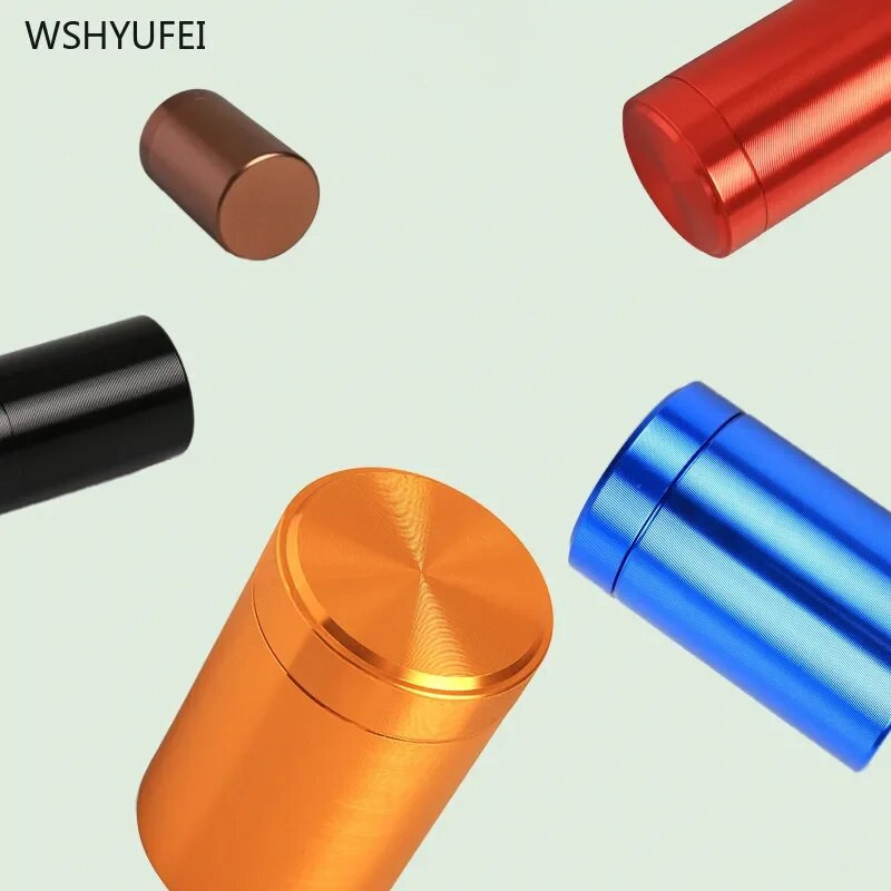 Mini nešiojamasis titano lydinio arbatos dėklas su dangteliais Tieguanyin sandarus laikymo bakas Kelionės arbatos dėžutės arbatos skardinės talpyklos Prieskonių indelis