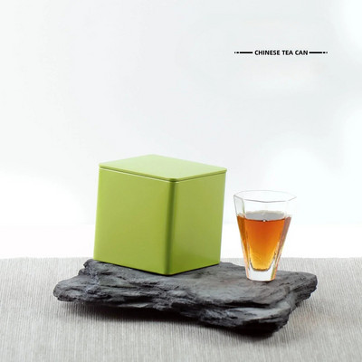 Mini Square Tea Caddies plekkkarp Lõhnastatud Roheline Teepurk Universaalne Vürtsid Kohvi Säilitus Box Office Kodu Köök Teenõud