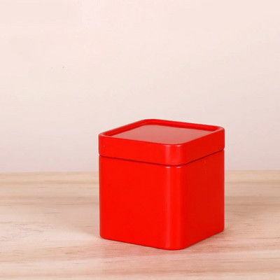 Mini Square Tea Caddies plekkkarp Lõhnastatud Roheline Teepurk Universaalne Vürtsid Kohvi Säilitus Box Office Kodu Köök Teenõud