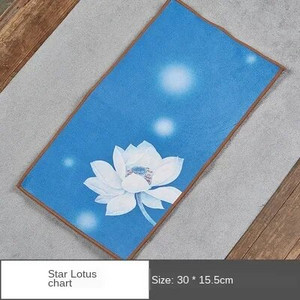 Seemisnahast teerätik majapidamises kasutatav Zeni teelaud, teekangas, kõrgekvaliteediline imav savist teealus Kung fu tee tee salvrätik Teetarvikud