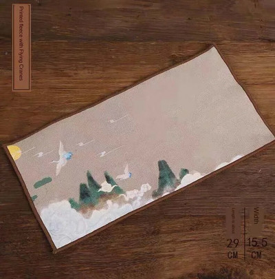 Seemisnahast teerätik majapidamises kasutatav Zeni teelaud, teekangas, kõrgekvaliteediline imav savist teealus Kung fu tee tee salvrätik Teetarvikud